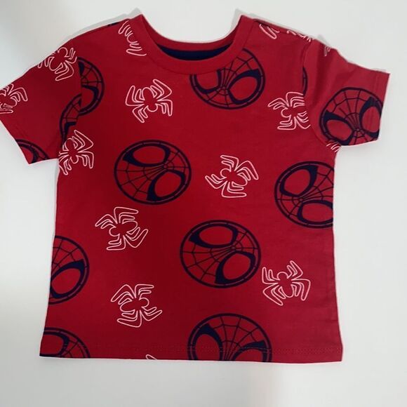 🔥MARVEL SPIDER-MAN  2 pc  boys kids t-shirt  sz 2T New - Picture 3 of 3